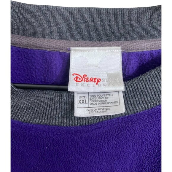 Vintage 90s Disney Store Exclusive Eeyore One Gloomy Guy Purple Sweatshirt - Picture 5 of 6